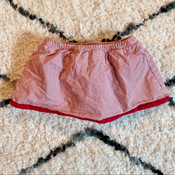 GAP Other - Baby Gap Red White Striped Skirt Bloomers Skort